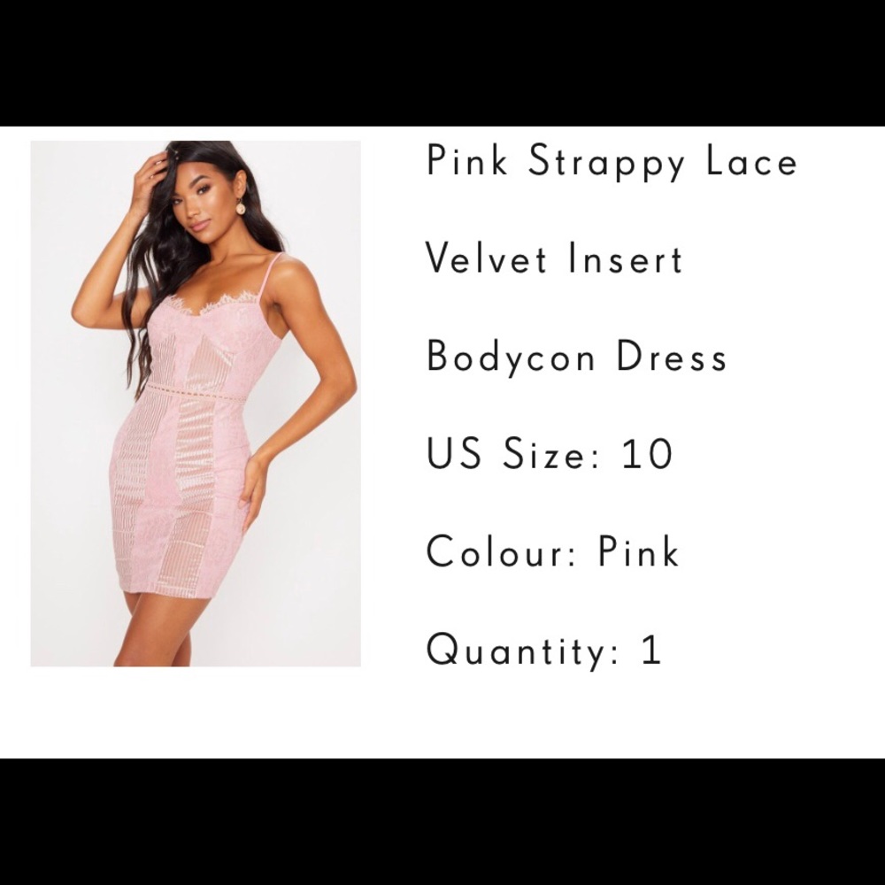 Pink eyelash dress